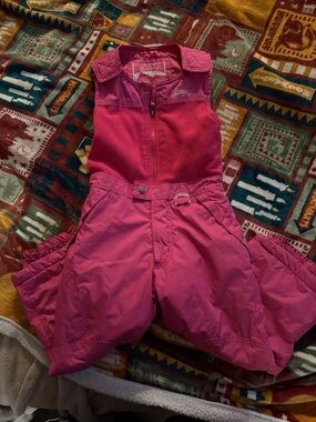 Weatherproof Girls Pink Insulated Snow Overalls